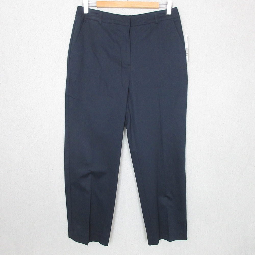 Kim‎ Rogers Shannon Fit Navy Blue Pants Women's 8 Short Career